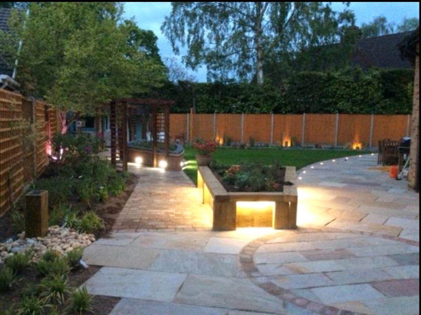 Outdoor lighting + Power